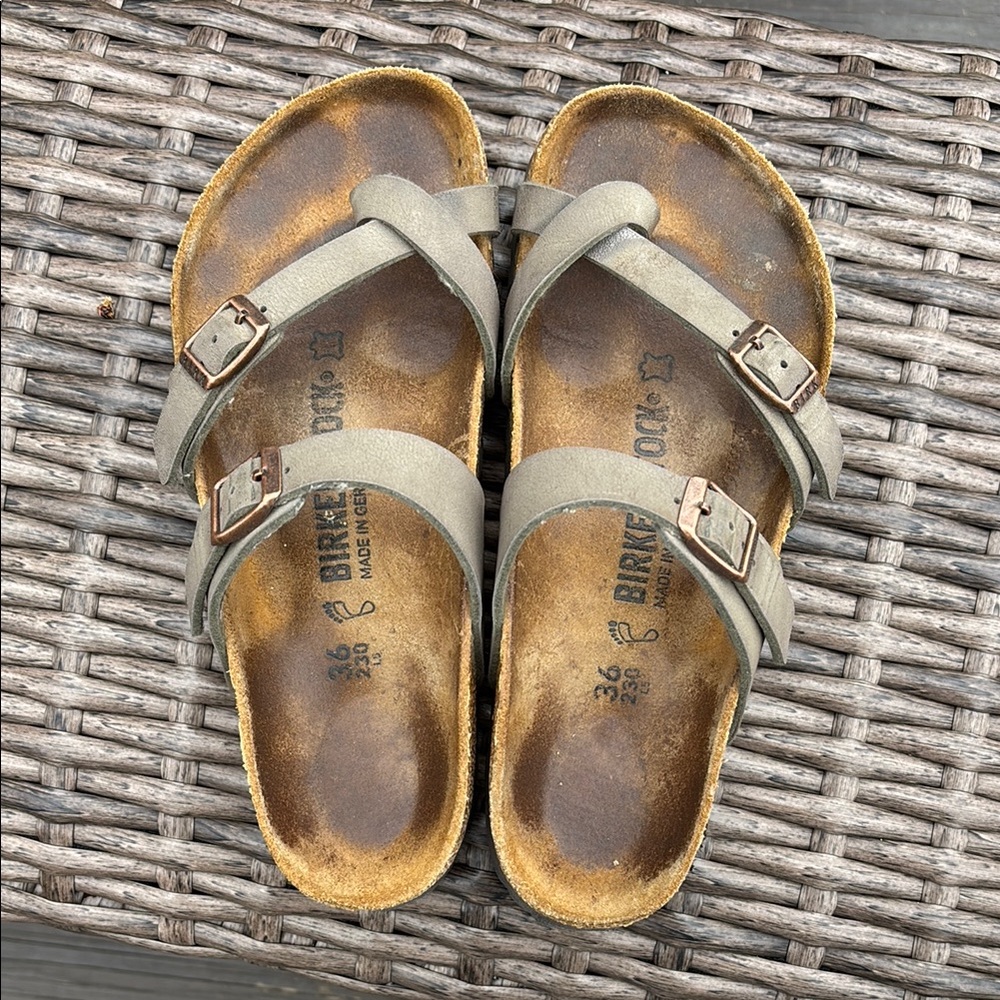 Birkenstock Mayari Sandals - Stone